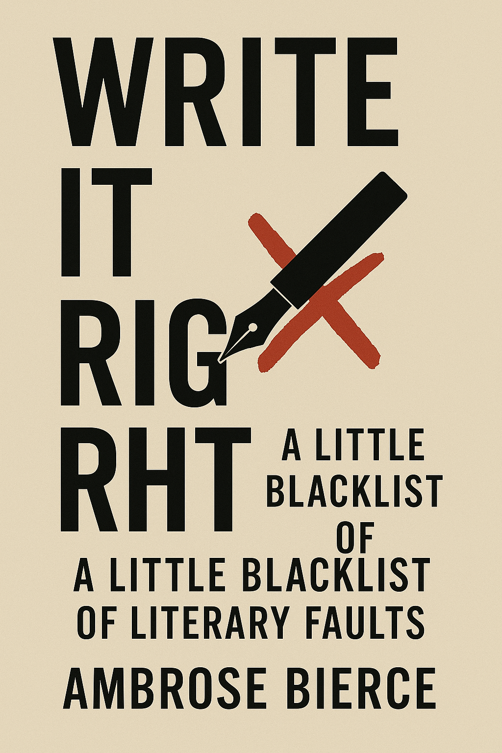WRITE IT RIGHT